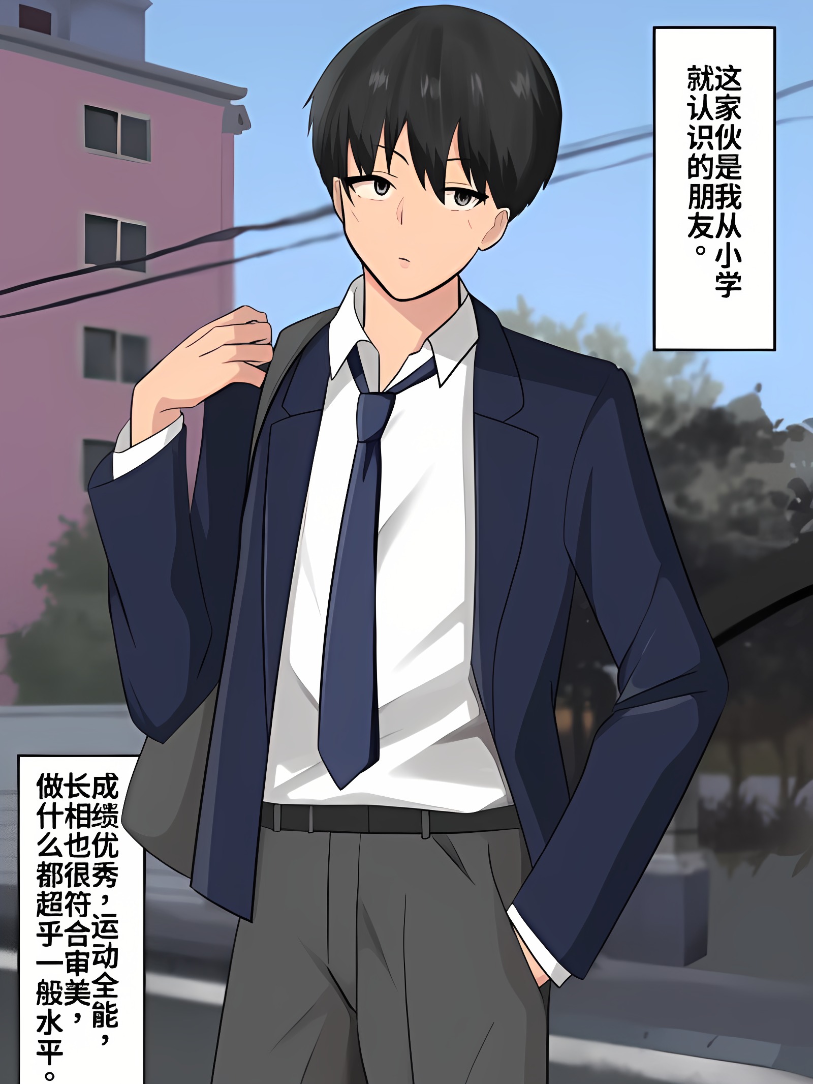 那位深受女生喜爱的男性朋友，背地里却是个鸡巴中毒的雌堕母狗