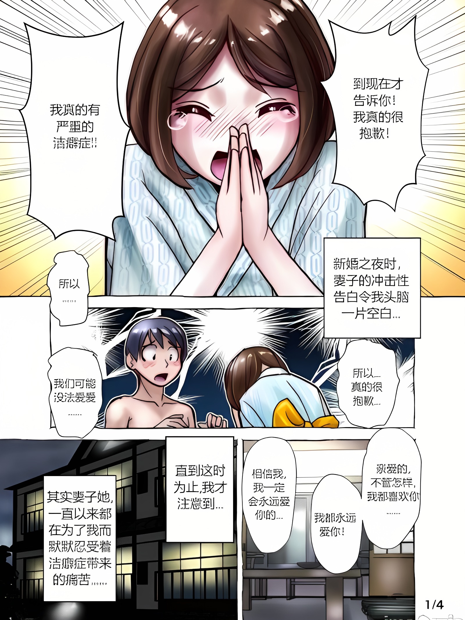 我的洁癖症妻子1+2